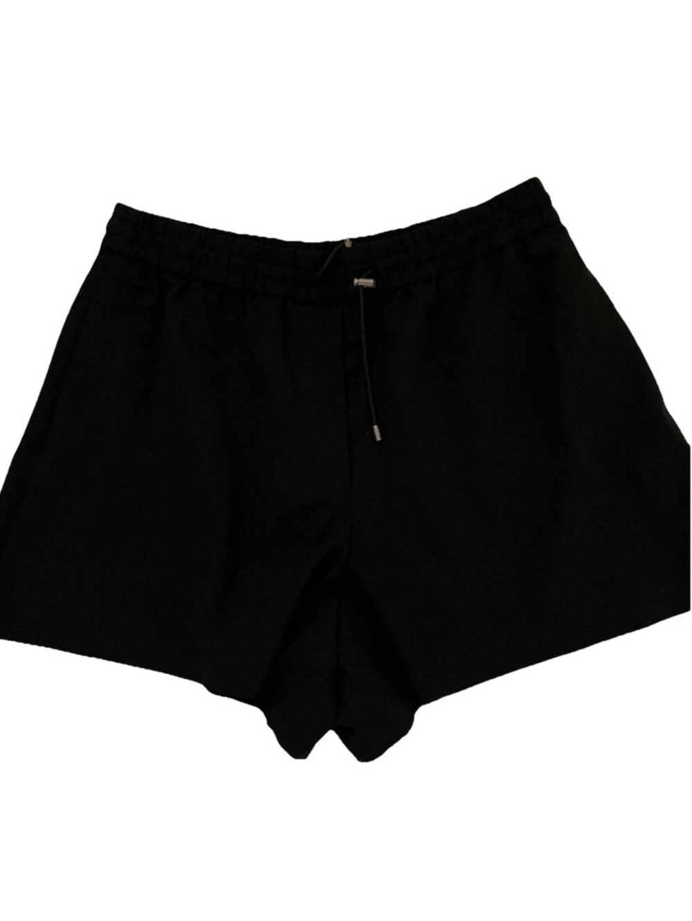 Acne Studios Elze Bistretch Black Wool Blend Shorts Men Size 32